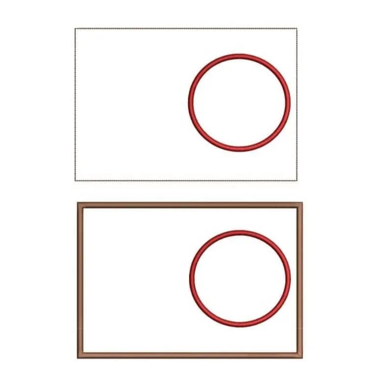 ITH Stickdatei Tassenlounge Blanko