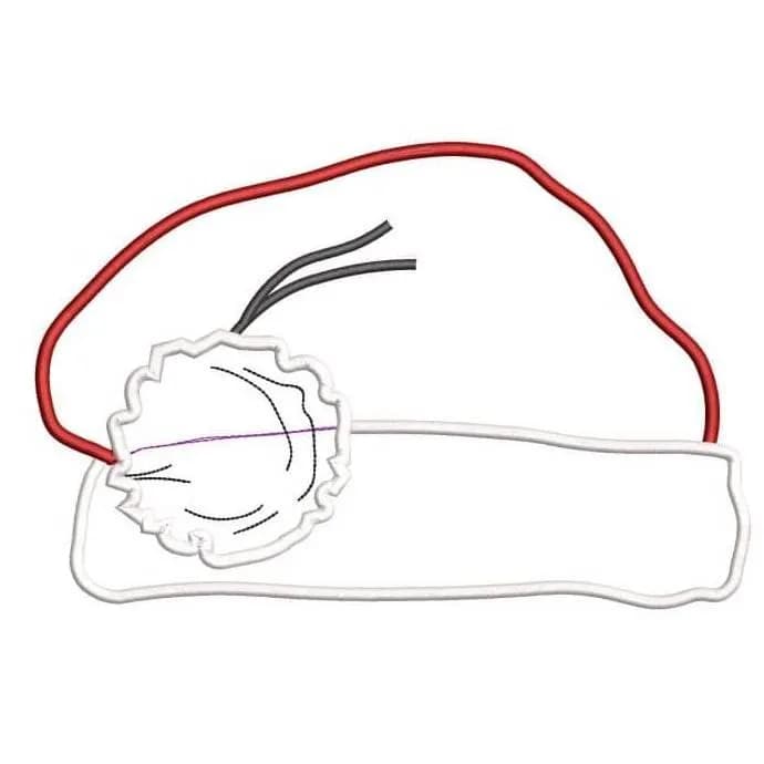 ITH Stickdatei Tassenlounge Nikolausmütze