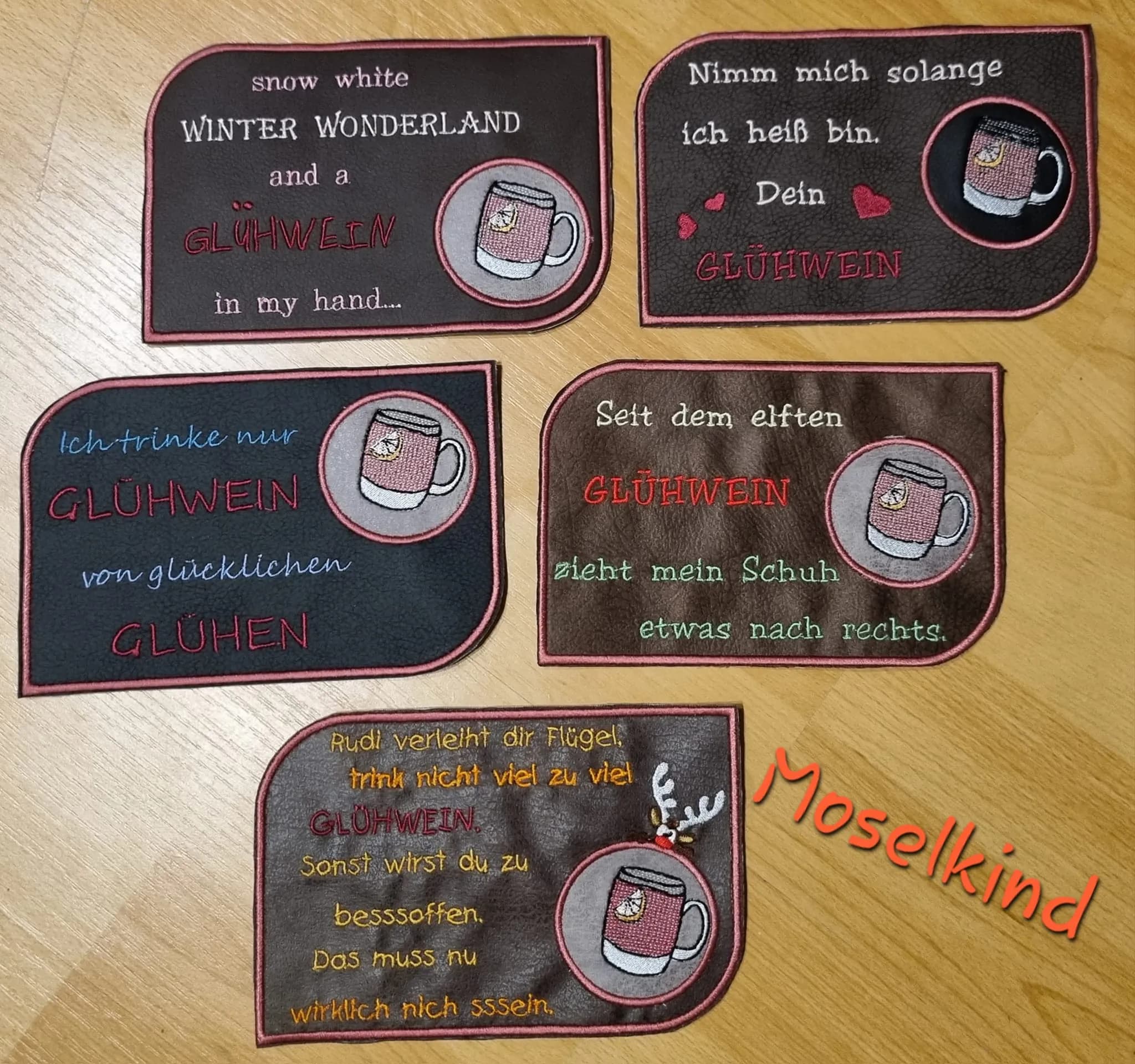 ITH Stickdatei Tassenlounges (Mugrugs) Glühwein