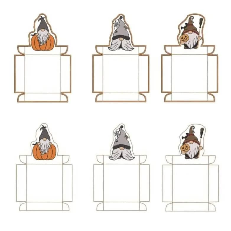 ITH Stickdatei Utensilo Halloweenwichtel