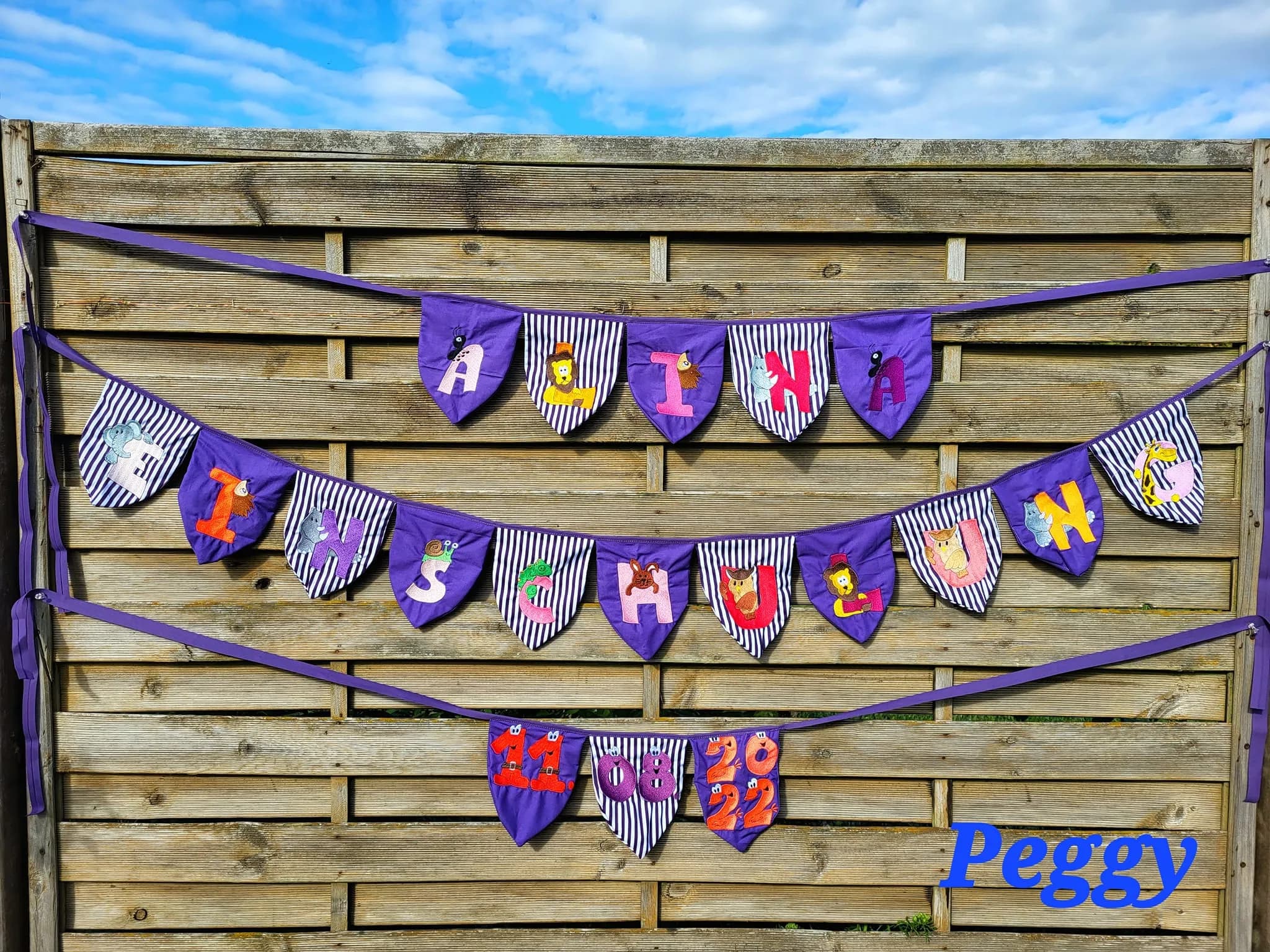 ITH Stickdatei Wimpel