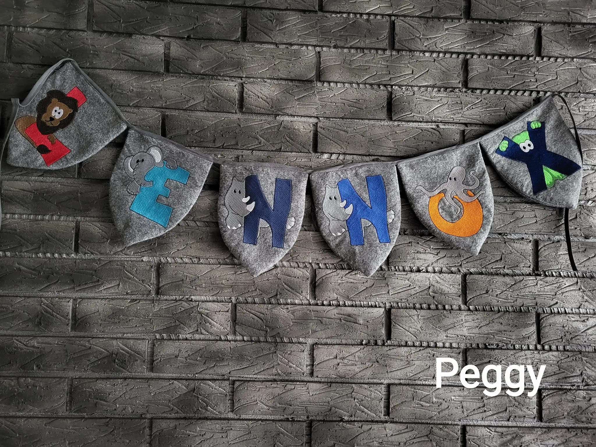 ITH Stickdatei Wimpel