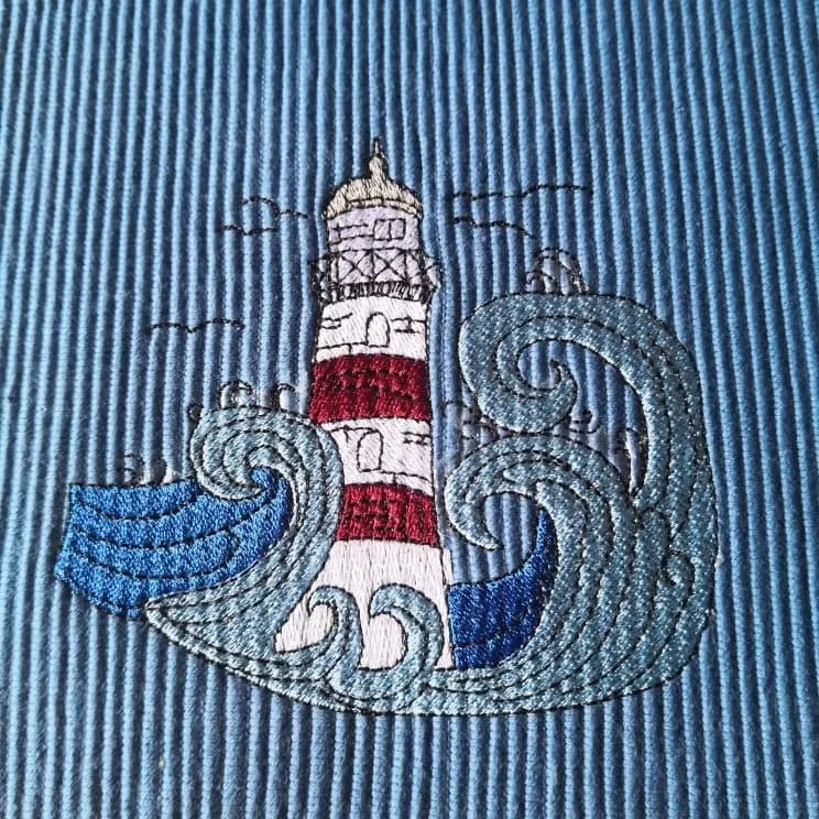 Stickdatei Leuchtturm