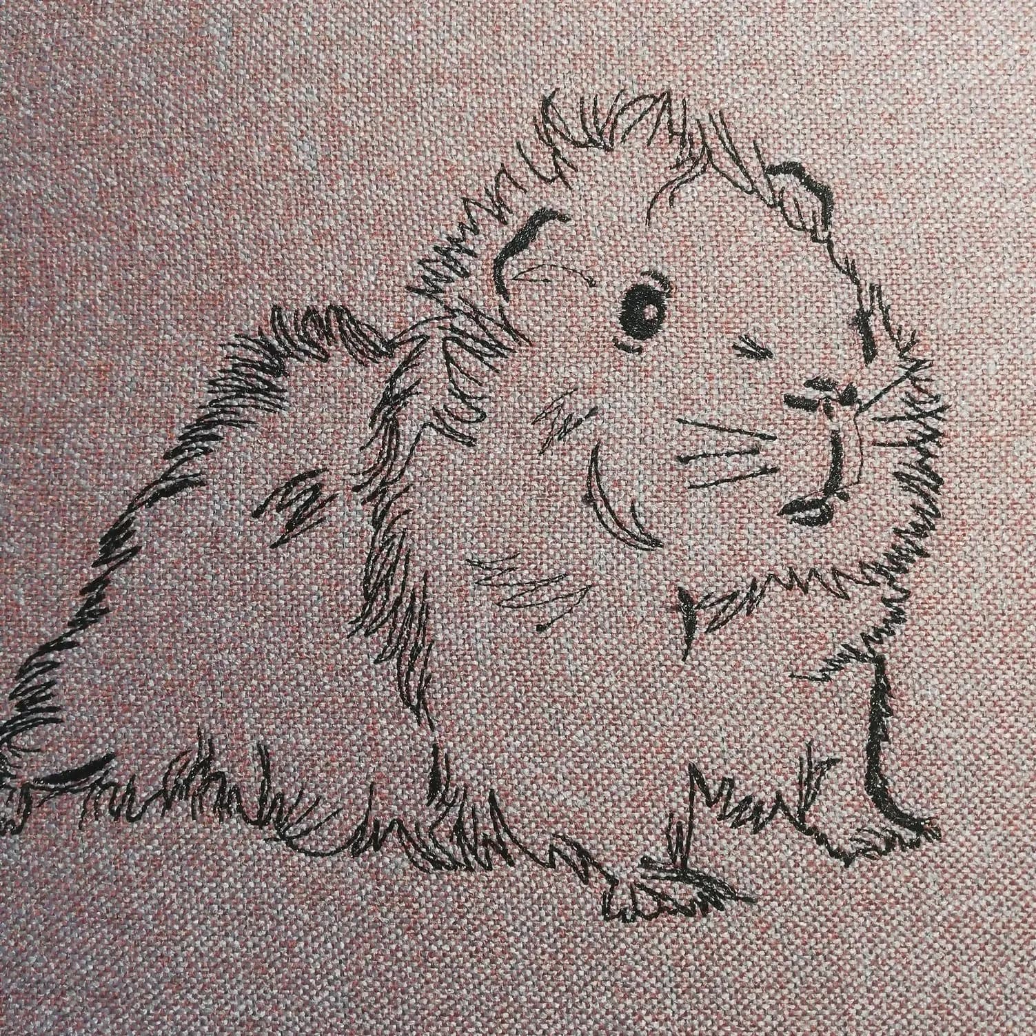 Stickdatei Meerschweinchen Scribble