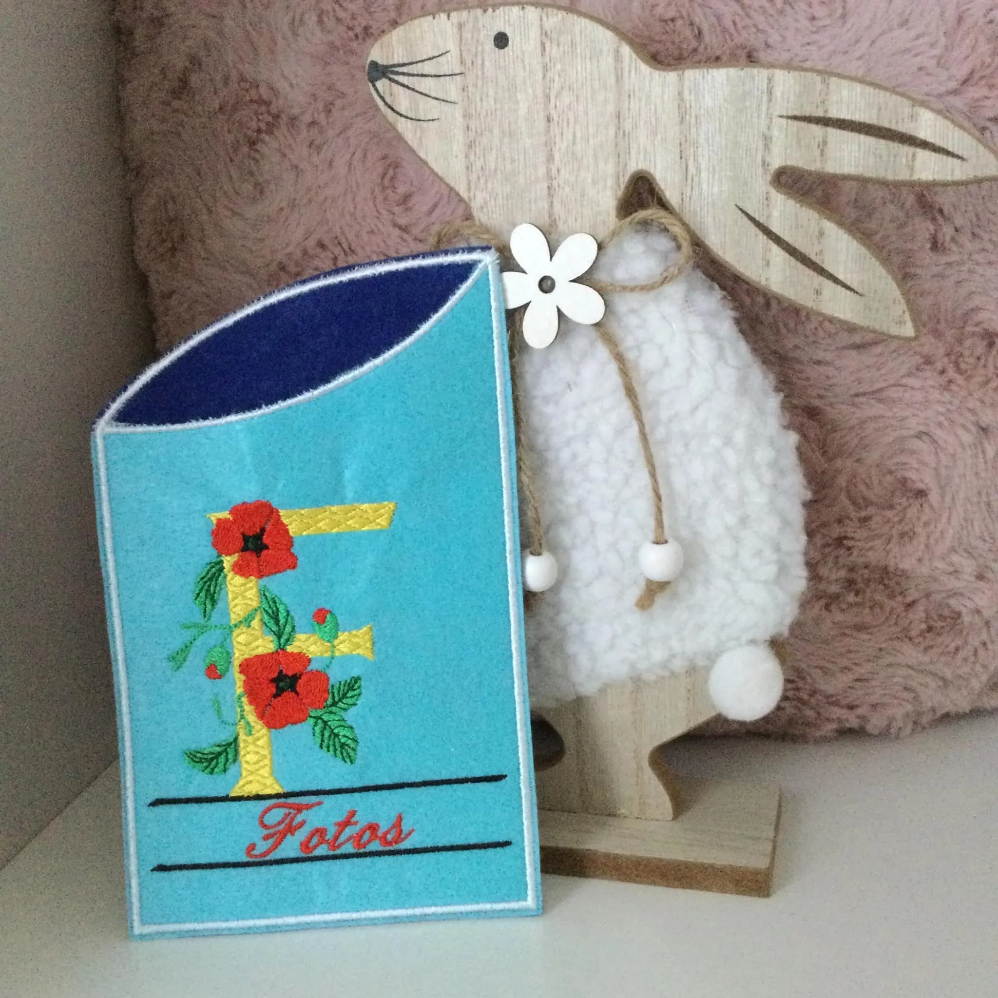 Stickdatei Monogramm Blumen Alphabet