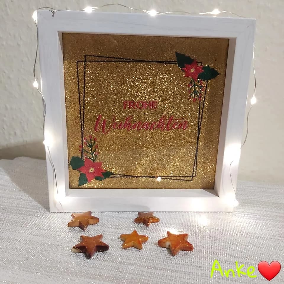 Stickdatei Weihnachten Rahmen