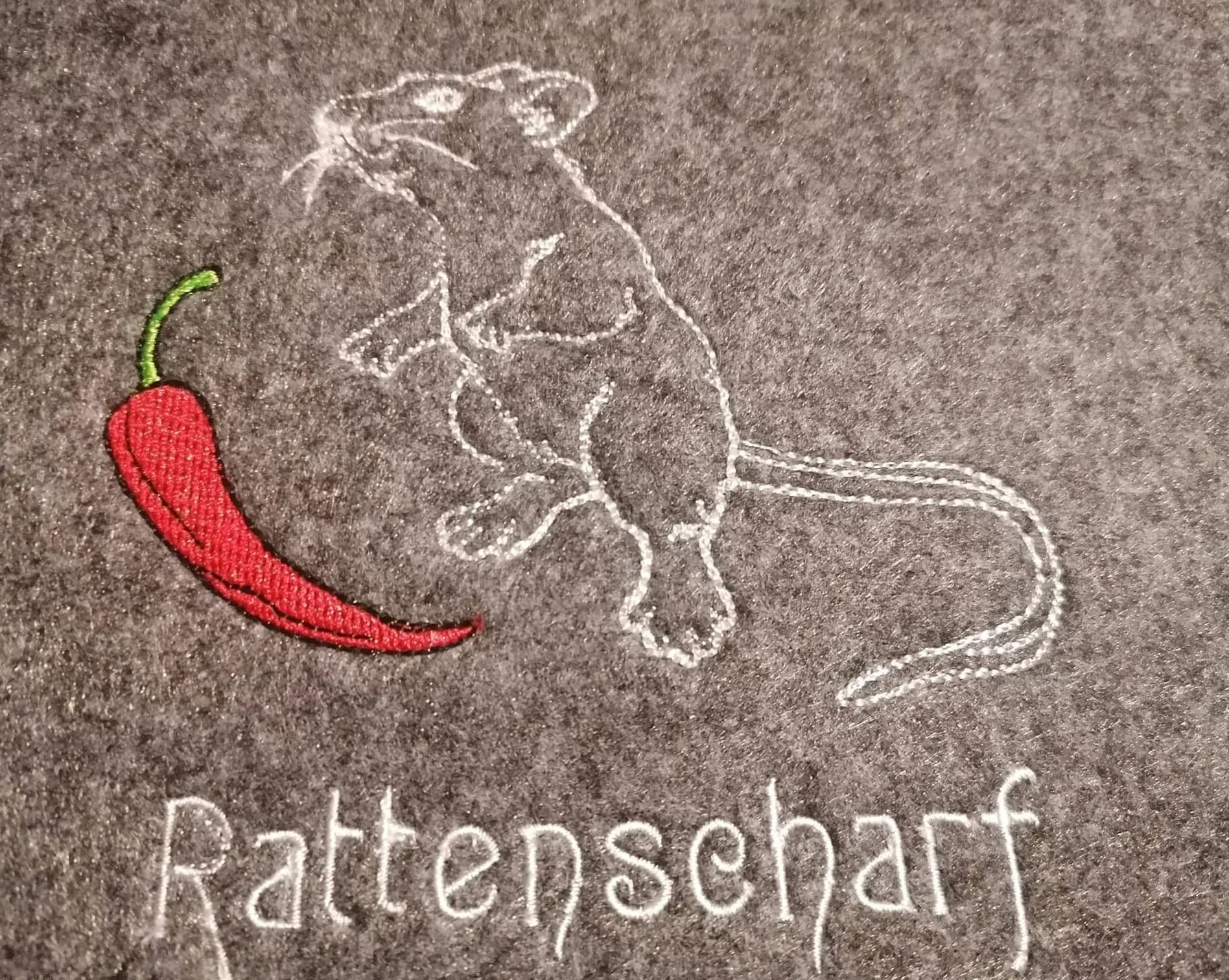 Stickdatei Ratte Ratatouille