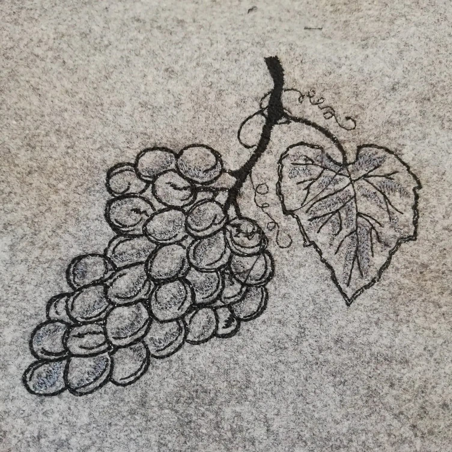 Stickdatei Serie Set WeinLaub