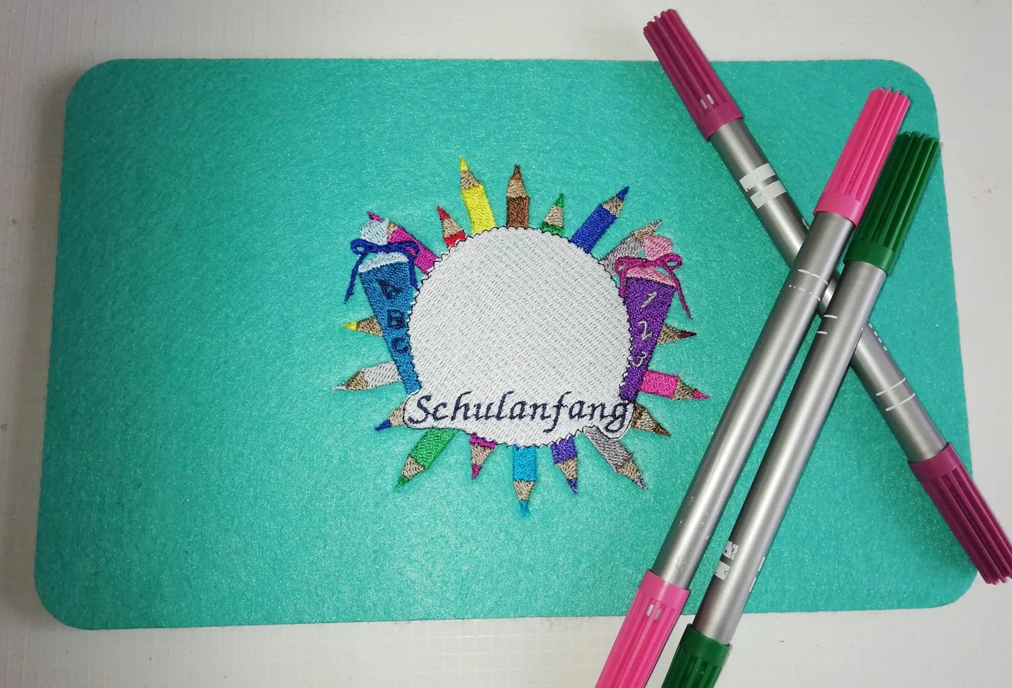 Stickdatei Schulanfang Set 3-teilig