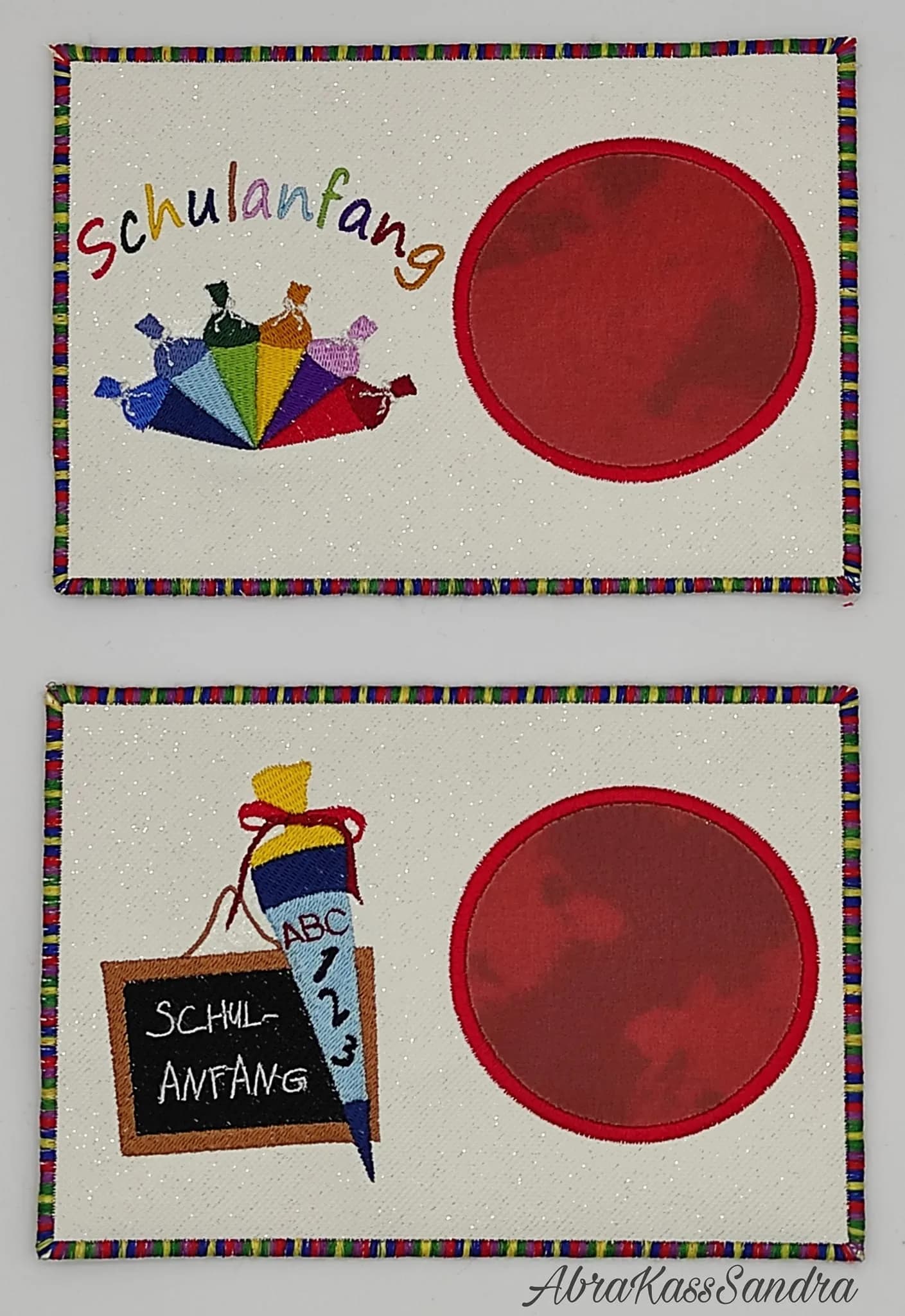 Stickdatei Schulanfang Set 3-teilig