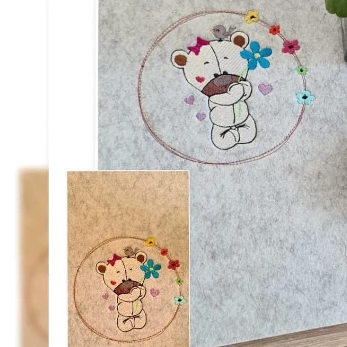 Stickdatei Bären 4-er Set