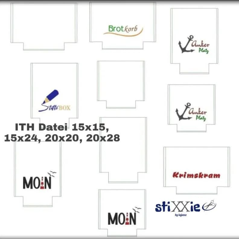 ITH Stickdatei Set Utensilos
