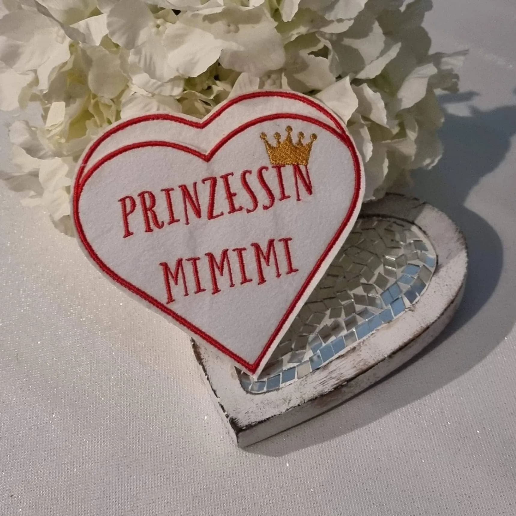 Stickdatei Spruch Prinzessin MIMIMI