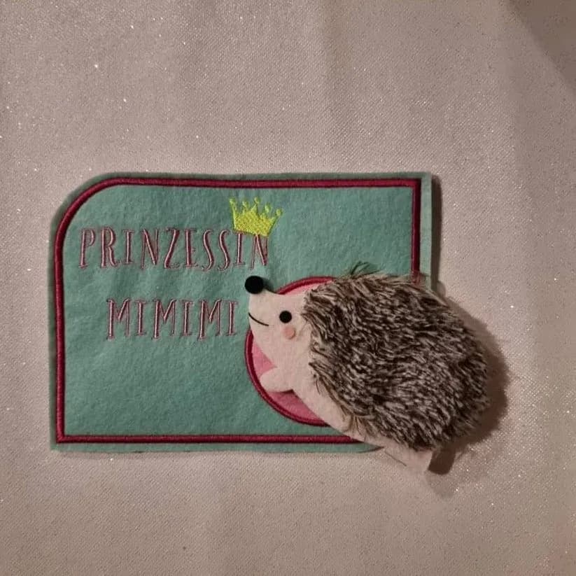 Stickdatei Spruch Prinzessin MIMIMI