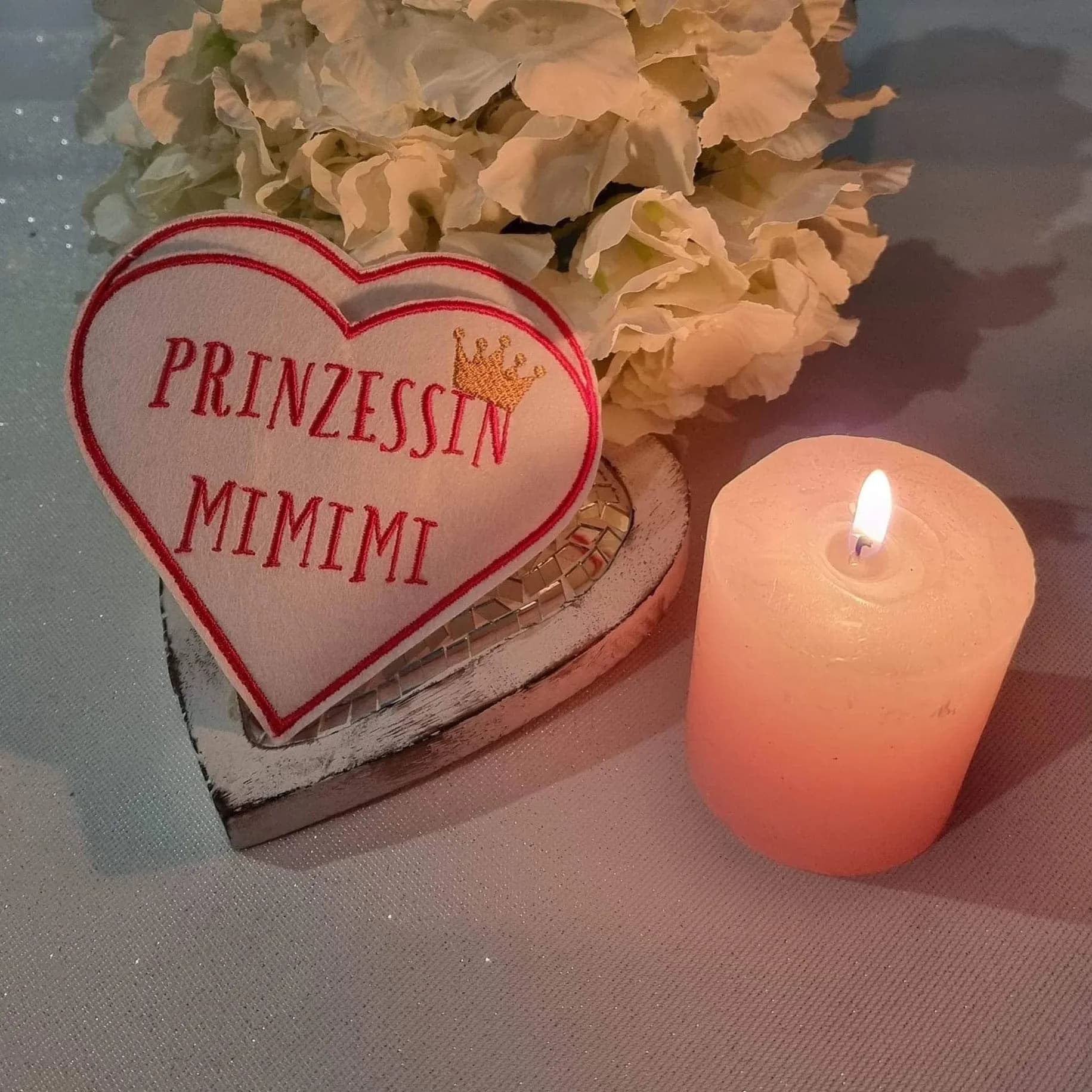 Stickdatei Spruch Prinzessin MIMIMI