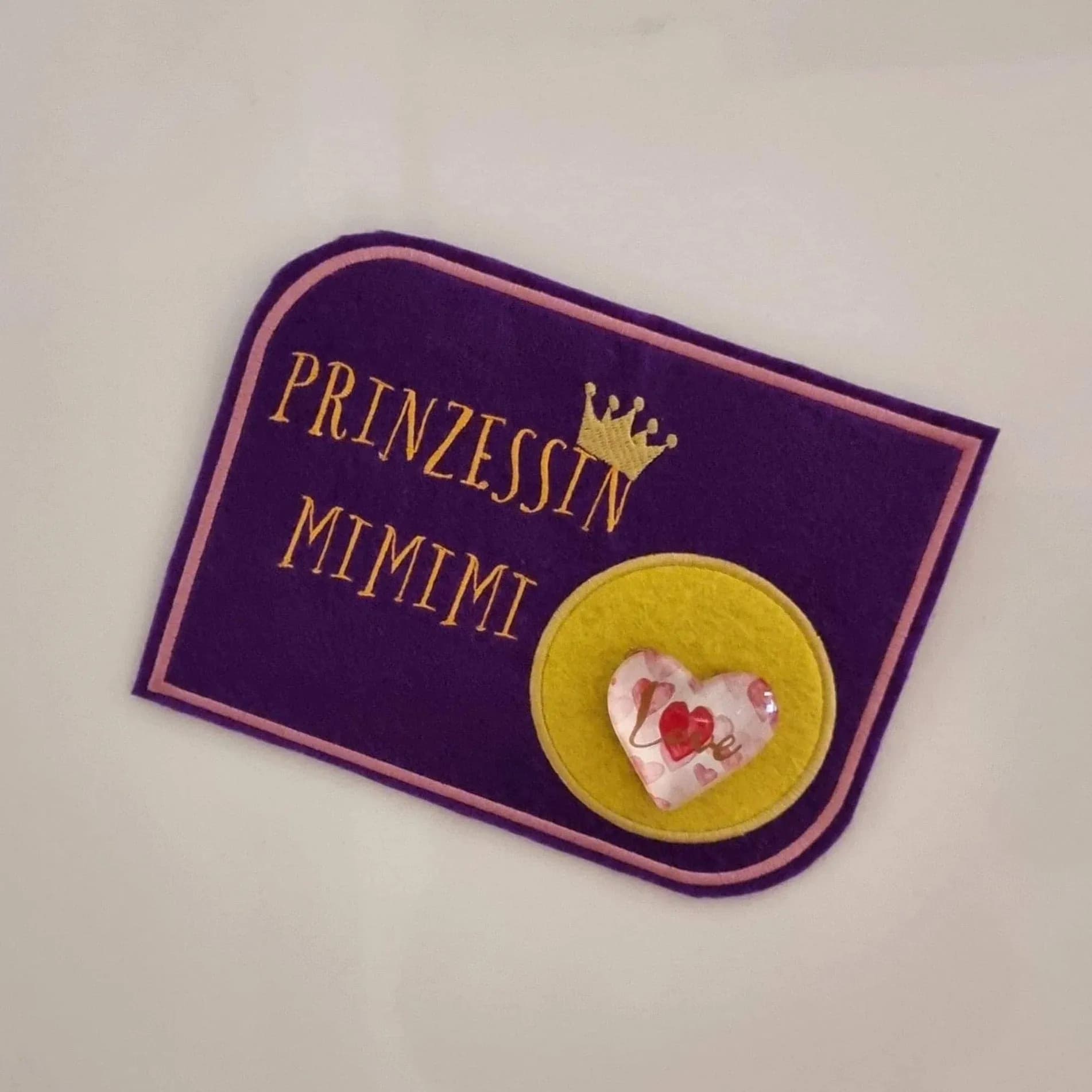 Stickdatei Spruch Prinzessin MIMIMI