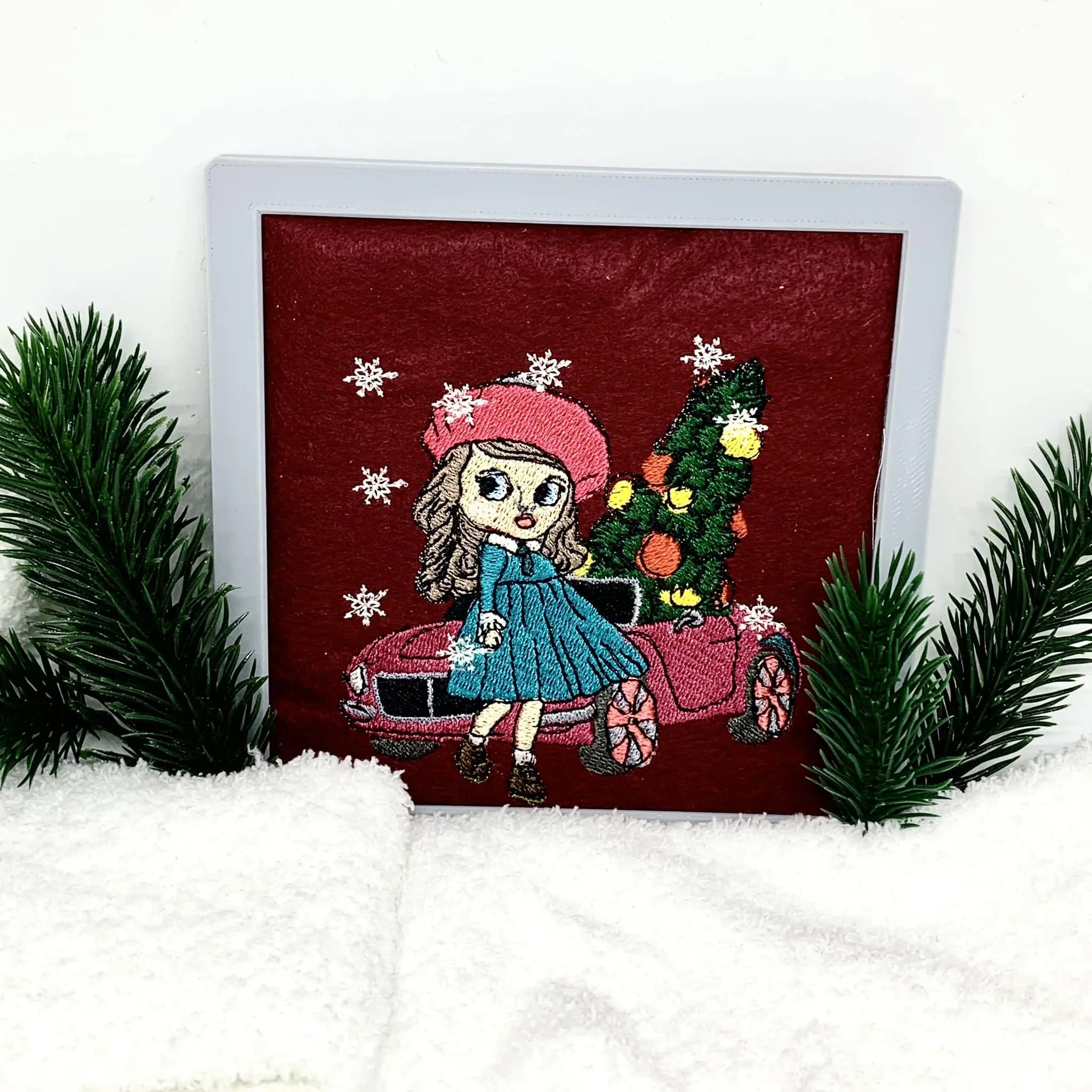 Stickdatei Weihnachten Vintage