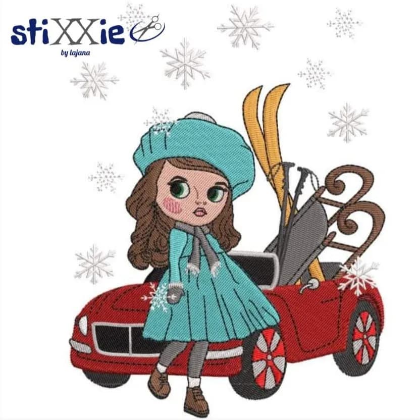 Stickdatei Winter Vintage