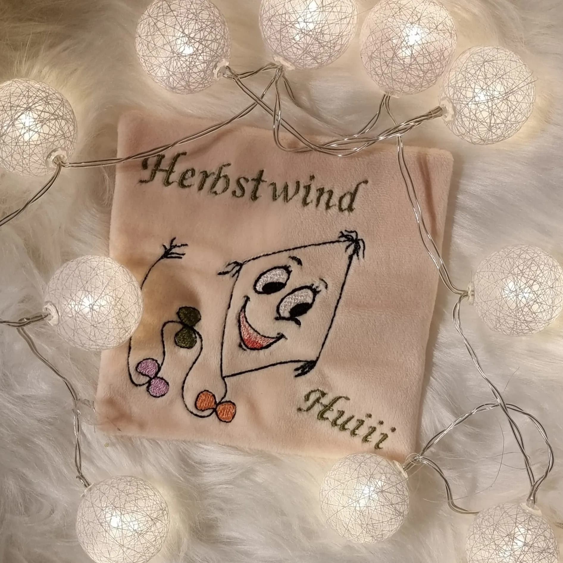 ITH Stickdatei Set Herbstdrachen, Applikation, Doodlestick