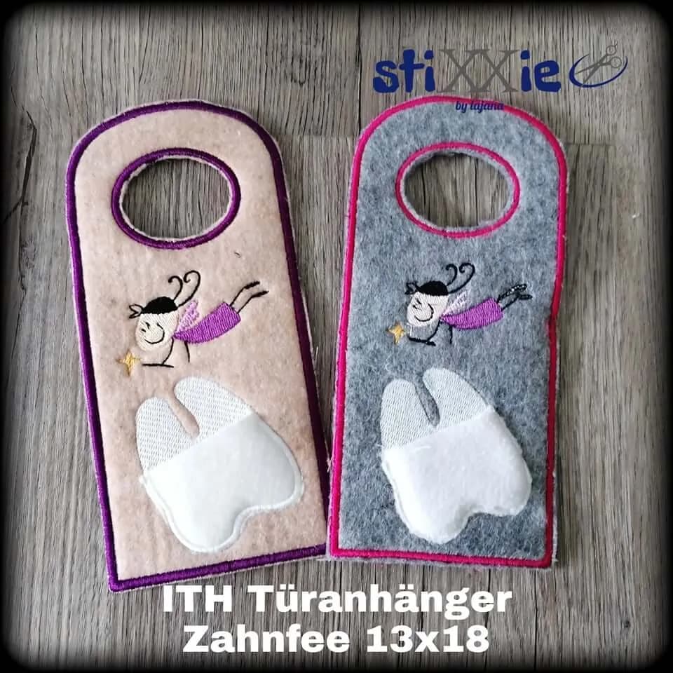 ITH Stickdatei Set und Doodleappli Zahnfee 3-teilig