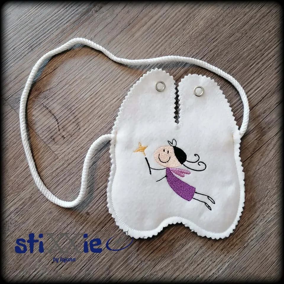 ITH Stickdatei Set und Doodleappli Zahnfee 3-teilig